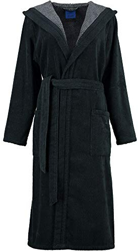 Joop! Damen Kapuze-Bademantel Classic | 1617 Schwarz - 36/38