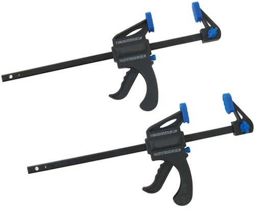 Qty 2-150mm Single Handed Quick Release Trigger G Clamps - Spreader