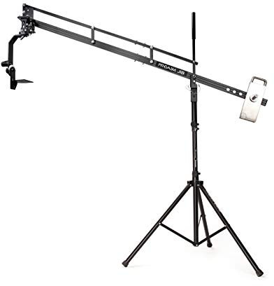 PROAIM 9-Fuß-Kamerakran-Fock, Ständer, Jr. Schwenk-Neiger für DSLR-Videokamera-Camcorder. Gimbal-kompatibel (P-9-JS-JRPP)