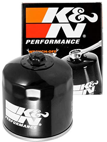 K&N Filtro Olio Powersports - Avvitabile 83x94mm compatibile con Kawasaki, Honda (KN-202)