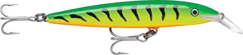 Rapala Floating Magnum Schwimmender Köder für Süßwasser- und Meeresangeln, Unisex, FMAG18, Firetiger, 18cm, 40g