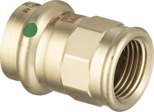 Viega Übergangsstück Sanpress 2212 RG SC-Contur mit IG 42 mm x 1 1/4 Zoll, 298050