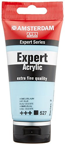 Amsterdam Expert Series Acrylic - Himmelblau 527-75 ml - Pigment in Künstlerqualität - Langlebig, flexibel, wasserfest - Professionelle schwere Körperfarbe