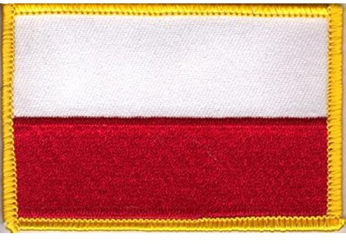 Everflag Patch zum Aufbügeln oder Aufnähen : Polen - Groß