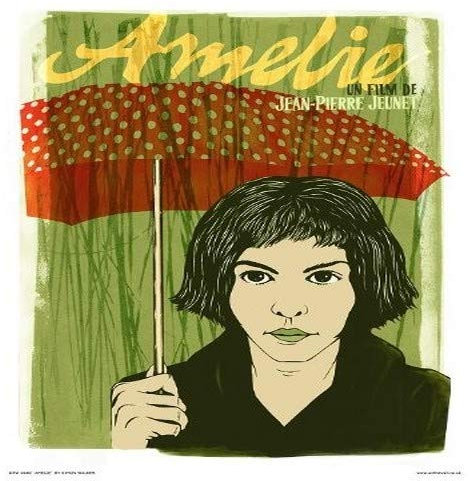 onthewall Amelie Poster Kunstdruck von Simon Walker Film-Motiv Amelie
