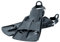 Hollis F2 Flossen inkl. Spring Straps (XL), Schwarz