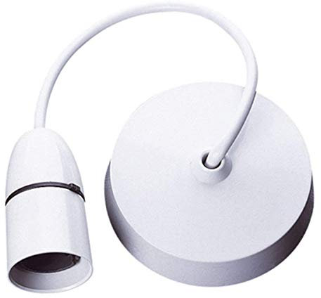 Ceiling Rose & Pendant T2, White