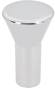 SIRO Möbelknopf Versmold, Schlicht, Druckguss chrom glänzend, 15 mm x 24 mm x 7 mm, 1581-16ZN1