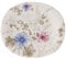 Villeroy & Boch Mariefleur Gris Basic Plato de desayuno ovalado de 23 x 19 cm, porcelana Premium, 23x19cm