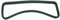 Ariston Creda Hotpoint Indesit Tumble Dryer Condenser Seal Gasket. Genuine part number C00095578