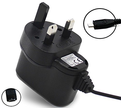 Gadget Giant Microsoft Lumia 640 LTE Premium Quality 3 Pin UK Plug Mains Wall Charger Micro USB Mains Charger - UK CE/RoHS Approved