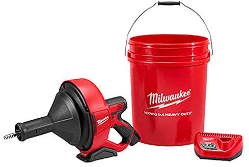 Milwaukee Electric Tool 2571-21 M12 Kit de serpiente de drenaje, 1 pulgada x 20.5 pulgadas x 1.75 pulgadas