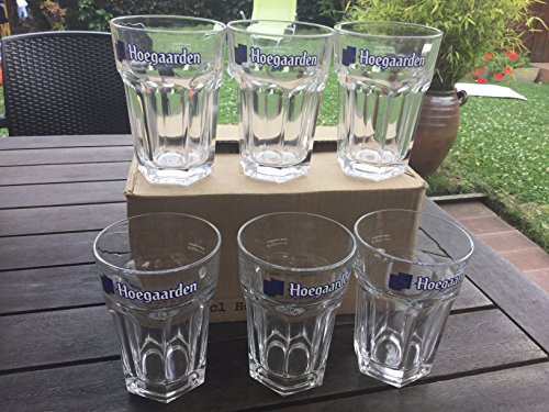 LOT DE 6 VERRES A BIERE HOEGAARDEN 25 cl. NEUF