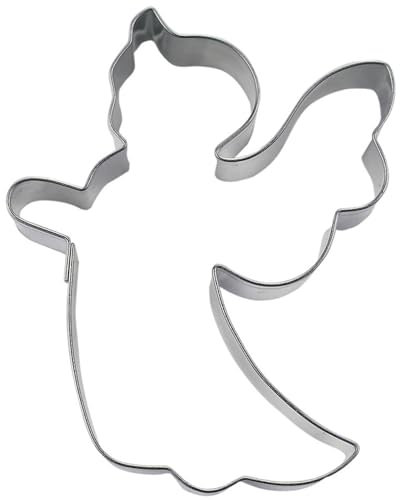 Staedter Emporte-pièce Ange en Acier Inoxydable, Argent, Acier Inoxydable, Silver, 7.5 cm