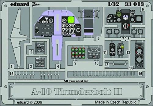 Eduard Photoetch (Zoom) 1:32 – A-10 Dashboard (Trumpeter) – EDP33013