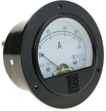 BeMatik - Misuratore Elettrico Analog di contatore panello Tondo 70mm 50A amperometro
