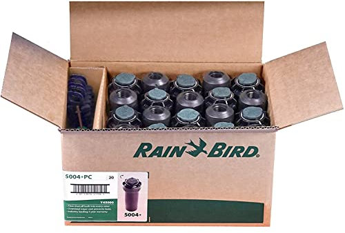 Rain Bird 5004plpc Plus Rotor mit vorinstalliertem # 3 Düse 5000 Serie Teil Kreis zu Full Circle 40 ° bis 360 ° verstellbar 10,2 cm Pop-Up enthält Anweisungen, regenvogel 5004