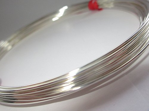 Sterling Silver 925 Round Wire 0.4mm (26 Gauge) Soft - 1 Meter