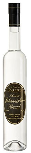 Original Höllberg Schwarze Johannisbeer Brand 43% vol. 0.5L | Edler Premium Obstbrand aus Deutschland | Das perfekte Geschenk für Männer