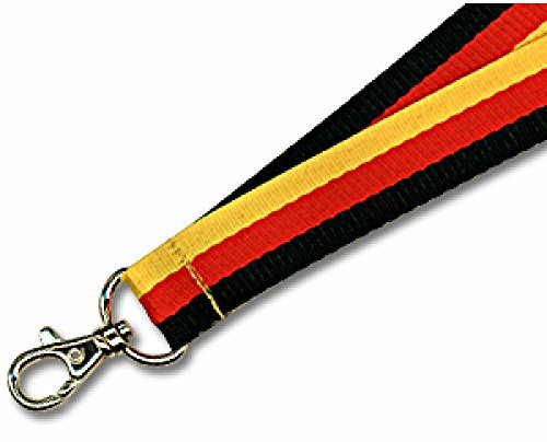 Everflag Schlüsselband : Deutschland mit Karabiner