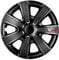 AUTO-STYLE Satz Radzierblenden VR 13-Zoll Schwarz/Karbon-Look/Logo