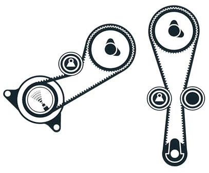 SKF Timing Belt Kit VKMA 07304 Height 67 mm Length 336 mm Width 143 mm - OE Quality