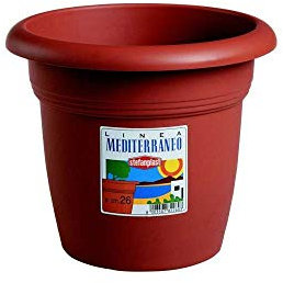 Tildenet 82300 Mediterraneo Pot de Fleurs Terre Cuite 30 x 24 cm