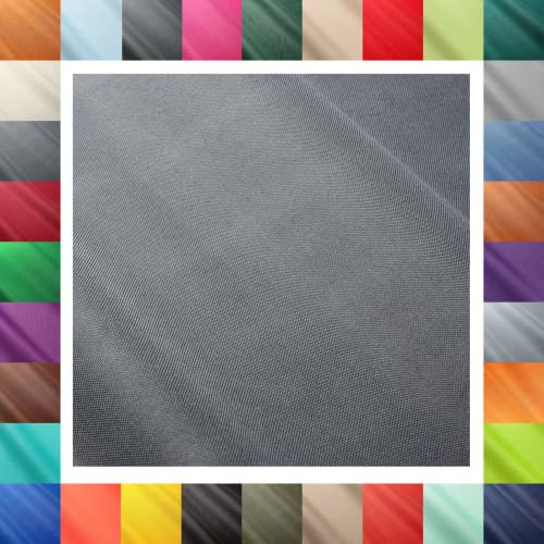 1buy3 – Polyesterstoff “Oxford 600D” für Campingzubehör, Abdeckplanen, Kissenbezüge, Outdoorbekleidung & Co – Meterware mit 150cm Breite – reißfest & pflegeleicht (Farbe 19 / Eisengrau)