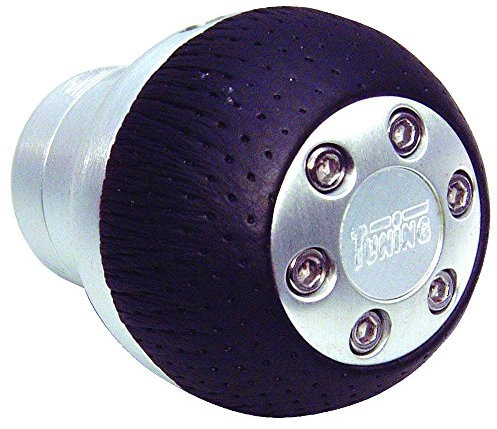 CARPOINT 2512788 Schaltknauf rund alu/schwarz