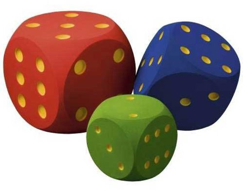 Volley Schaumstoffwürfel, 16x16x16cm, spezialimprägniert, grün