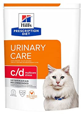 Hill' S Verschreibung Diet Feline c/d Unruhen Blasenschwäche Nahrung Croquettes
