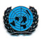 UN UNO Vereinte Nationen Welt Symbol Badge Metall Button Pin Anstecker 0788
