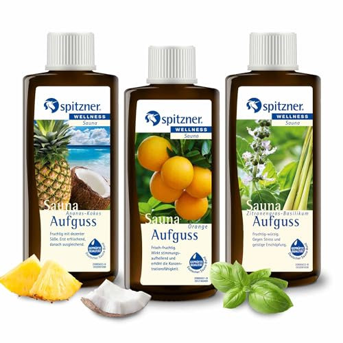 Spitzner Saunaaufguss Set Emotion (3 x 190ml)