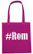 Reifen-Markt Tasche #Rom Größe 38x42 Farbe Pink Druck Weiss