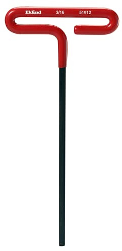 Eklind Tool 51912 3/16 Cushion Grip Hex T-Handle T-Key Allen Wrench