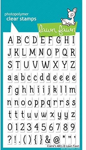 Lawn Fawn Clear Stamps - Claire's ABCs (LF381)