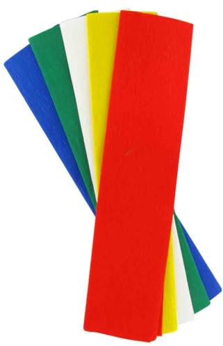 CTOP - Loisir créatif - Pochette 5 Feuilles Papier crépon 50 cm x 2 mètres chacune