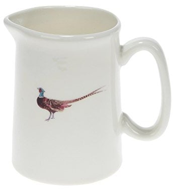 Sophie Allport - Pheasant Jug, Fine Bone China, Gift Box, Dishwasher Safe, Sauce, Milk or Cream Jug (Mini, 140ml)