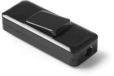 Famatel - Interruptor de paso | Fácil de montar | 2A | 250 V | Negro