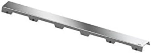 TECE 1 x drainline Designrost plate (Nennlänge: 100 cm poliert Edelstahl Prüflast ca. 300kg), Silber
