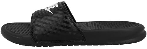 Nike - Benassi Just Do It, Zapatos de playa y piscina Mujer, Negro (Black/White 011), 36.5 EU