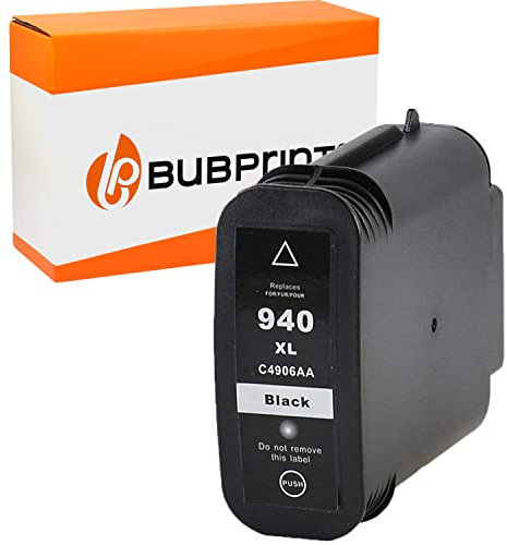 Bubprint Druckerpatrone kompatibel als Ersatz für HP 940XL 940 XL C4906AE für OfficeJet Pro 8000 Enterprise Wireless 8500 Premier 8500A Plus Premium Schwarz
