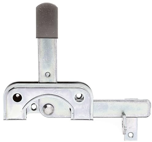 Alberts 209551 Gartentorfalle | speziell für schmale Rahmenhölzer | galvanisch verzinkt, dickschichtpassiviert | 120 x 50 mm