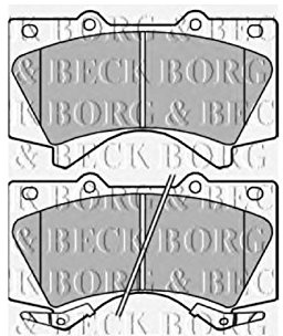 Borg & Beck BBP2248 Front Brake Pads To Fit Mercedes E Class E550(W212)10-