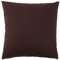 Kissenbezug 50x50 cm Uni Braun Baumwolle Dekokissen Kissenhülle Couchkissen Sofakissen Deko Reißverschluss