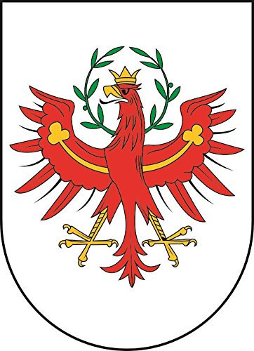 U24 Aufkleber Tirol Wappen Autoaufkleber 9 x 14 cm Sticker Konturschnitt