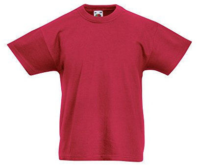 Fruit of the Loom Childrens/Kids Original Short Sleeve T-Shirt (7-8 Years) (Brick Red)