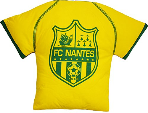 FC Nantes Kissen Trikot Deko Haus Schlafzimmer Lallon – offizielle Kollektion Atlantic – Größe 40 x 40 cm