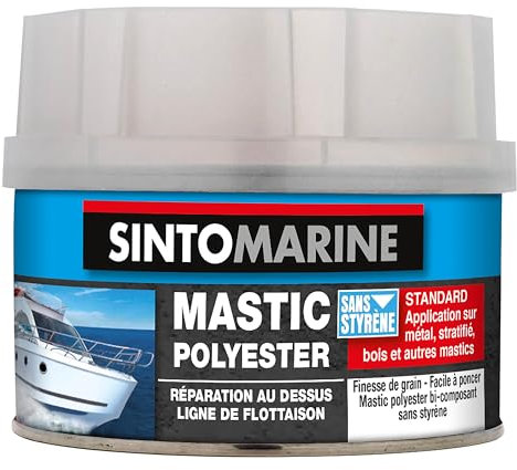 SINTOBOIS - Enduit Universel Poudre -Rebouche, Egalise, Colle et Lisse - Usage Intérieur - Technique Professionnelle - Sac de 5kg