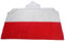 AZ FLAG - Umhangflagge Polen - 150x90 cm - Polnische Cape Fahne 100% Polyester mit Messing-Ösen - 110g